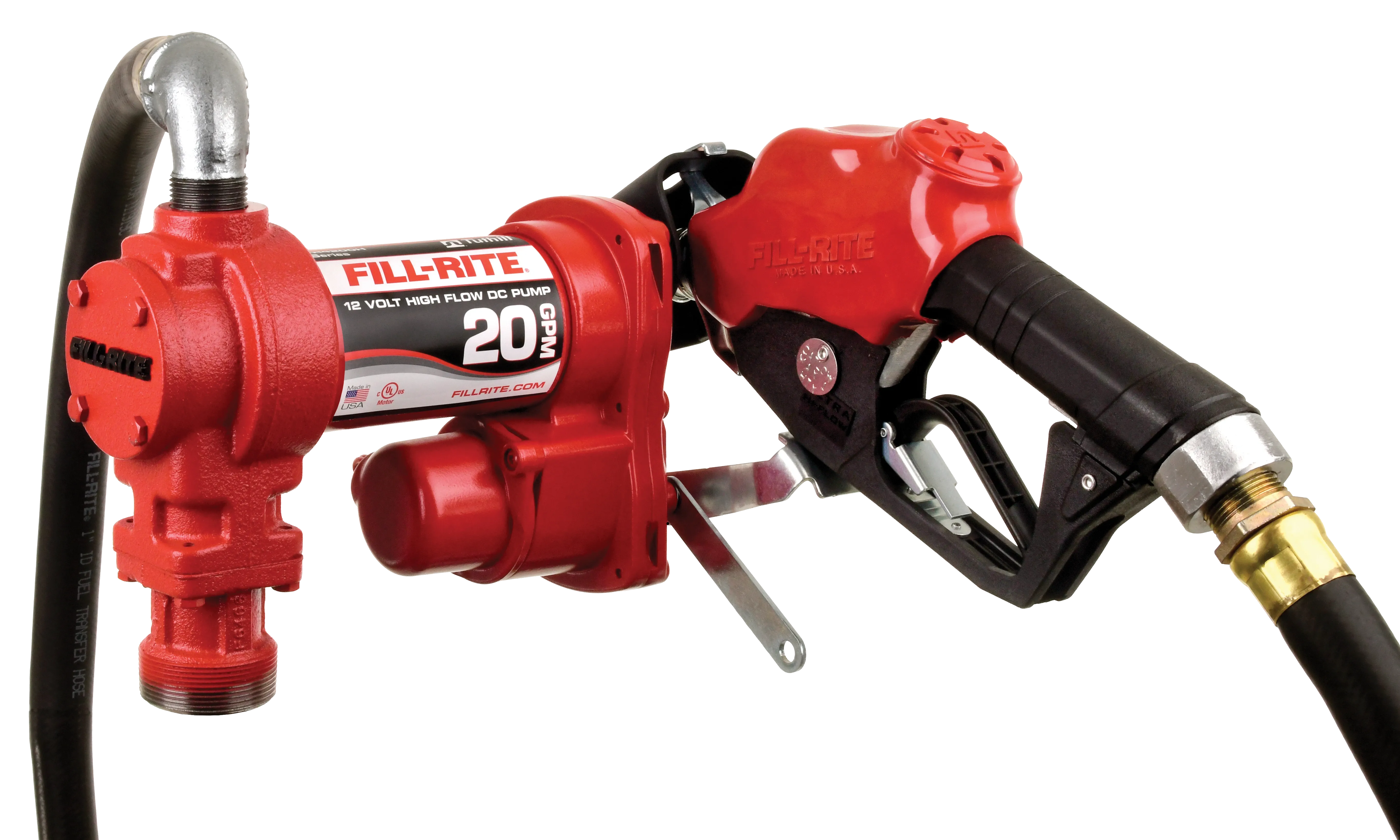 Fill-Rite&#xAE;&#x20;DC&#x20;20&#x20;GPM&#x20;Heavy&#x20;Duty&#x20;Fuel&#x20;Transfer&#x20;Pump&#x20;with&#x20;Ultra-Hi&#x20;Automatic&#x20;Nozzle